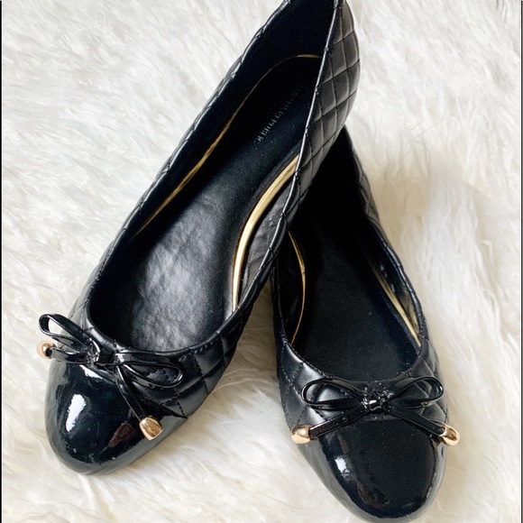 Banana Republic black flat shoes Sz 9 - Picture 3 of 7